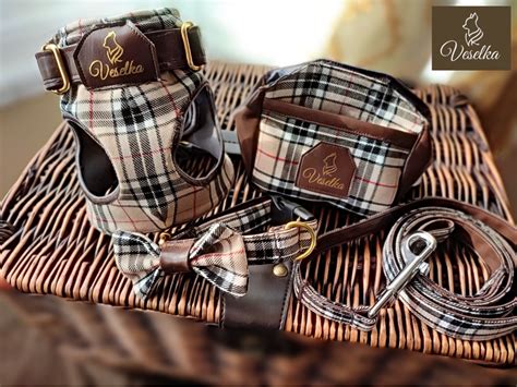burberry dog harness